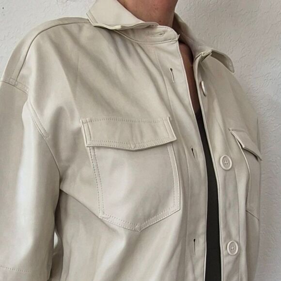 7 for all Mankind, Faux leather, Shacket - Picture 2 of 12